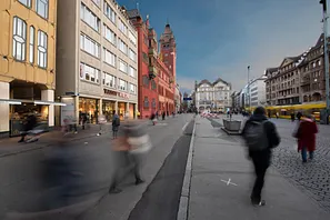 Das Physiozentrum Basel Marktplatz ist zentral gelegen.