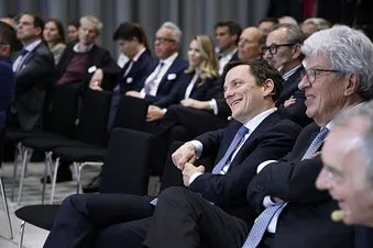 Zuschauer beim Annual Dinner von Avenir Suisse.