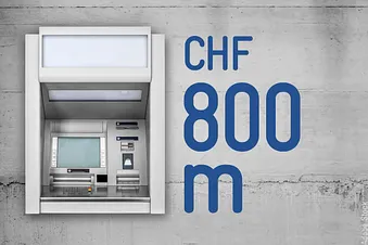 ATM: 800m Swiss Francs
