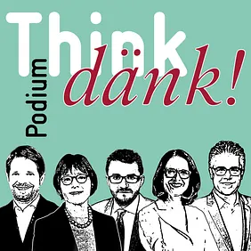 Think dänk! Podium – die 5 Teilnehmenden des Podiumgesprächs (Mondays for Future).
