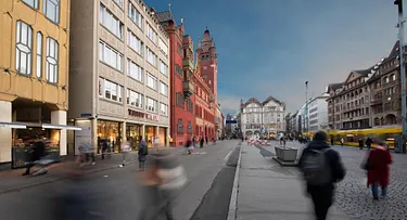 Das Physiozentrum Basel Marktplatz ist zentral gelegen.