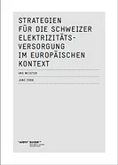 Cover Avenir Suisse Publikation Strategien für die Schweizer Elektrizitätsversorgung im europäischen Kontext 2008