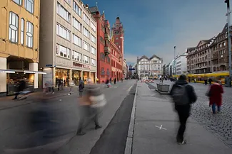 Das Physiozentrum Basel Marktplatz ist zentral gelegen.