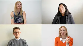 4 Porträts von Immigranten