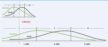 Stadien Schultersteife